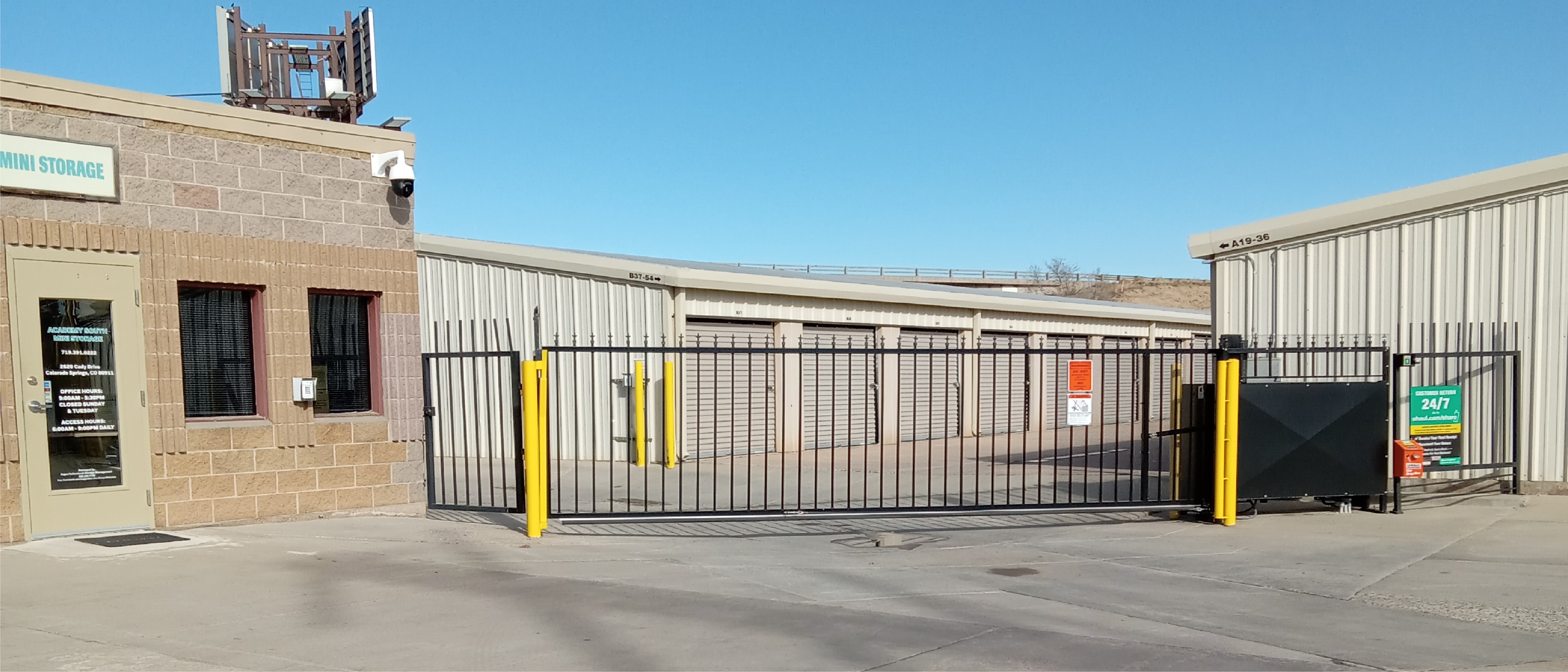 Fenced & Gated Self Storage in Colorado Springs, CO